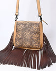 American Darling Hand Tooled Genuine Leather women bag western handbag purse
