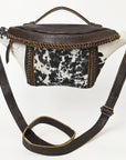 American Darling Adbgm397A Fanny Pack Hair-On Genuine Leather Women Bag Western Handbag Purse