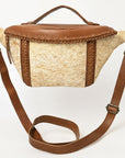 American Darling Fanny Pack Hair On Genuine Western Leather Women Bag |