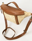 American Darling Fanny Pack Hair On Genuine Western Leather Women Bag |