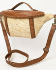 American Darling Fanny Pack Hair On Genuine Western Leather Women Bag |