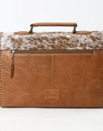 American Darling Adbgm399 Briefcase Hair-On Genuine Leather Women Bag Western Handbag Purse