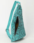 American Darling Sling Hand Tooled Genuine Leather Women Bag Western Handbag Purse