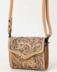 American Darling Wallet Hand Tooled Genuine Leather Women Bag Western Handbag Purse