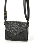American Darling Wallet Hand Tooled Genuine Leather Women Bag Western Handbag Purse