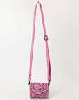 American Darling Wallet Hand Tooled Genuine Leather Women Bag Western Handbag Purse