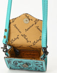 American Darling Wallet Hand Tooled Genuine Leather Women Bag Western Handbag Purse