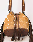 American Darling Hair-On Genuine Leather Women Bag Western Handbag Purse