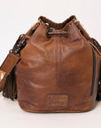 American Darling Hair-On Genuine Leather Women Bag Western Handbag Purse