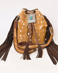 American Darling Hair-On Genuine Leather Women Bag Western Handbag Purse