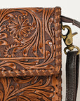 Ohlay Bags OHA119 Clutch Hand Tooled Genuine Leather Women Bag Western Handbag Purse