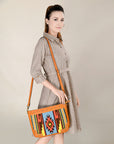 Ohlay Bags OHA123 Cross Body Saddle Blanket Genuine Western Leather Women Bag