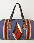 OHLAY OHA125 DUFFEL Hand Tooled Upcycled Wool Genuine Leather women bag western handbag purse