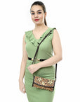 American Darling Adbga553 Clutch Hand Tooled Genuine Leather Women Bag Western Handbag Purse