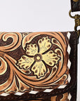 American Darling Adbga553 Clutch Hand Tooled Genuine Leather Women Bag Western Handbag Purse
