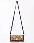 American Darling Adbga553 Clutch Hand Tooled Genuine Leather Women Bag Western Handbag Purse