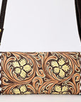 American Darling Adbga553 Clutch Hand Tooled Genuine Leather Women Bag Western Handbag Purse