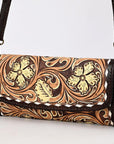 American Darling Adbga553 Clutch Hand Tooled Genuine Leather Women Bag Western Handbag Purse
