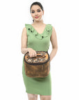 American Darling Jewelry Case Hand Tooled Genuine Leather Women's Bag Western Handbag Purse |