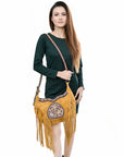 American Darling Cross Body I Hand Tooled Genuine Leather Women Bag Western Handbag Purse