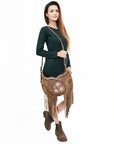 American Darling Cross Body I Hand Tooled Genuine Leather Women Bag Western Handbag Purse