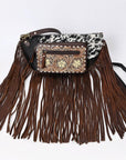 American Darling Adbga550 Cross Body I Hand Tooled Genuine Leather Women Bag Western Handbag Purse