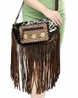 American Darling Adbga550 Cross Body I Hand Tooled Genuine Leather Women Bag Western Handbag Purse