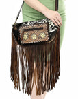 American Darling Adbga550 Cross Body I Hand Tooled Genuine Leather Women Bag Western Handbag Purse