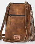 American Darling Chaps Bag Hand Tooled Genuine Leather Women Bag Western Handbag Purse