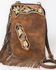 American Darling Chaps Bag Hand Tooled Genuine Leather Women Bag Western Handbag Purse