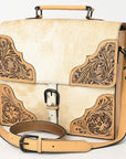 American Darling Hand Tooled Hair On Genuine Leather women bag western handbag purse