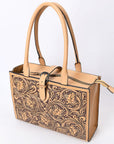 American Darling ADBGZ828 Hand Tooled Genuine Leather women bag western handbag purse
