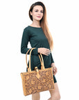 American Darling ADBGZ828 Hand Tooled Genuine Leather women bag western handbag purse