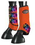 HILASON L M S Horse Front Leg Sport Boots| Printed Sport Boots| Horse Boots