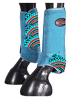 HILASON L M S Horse Front Leg Sport Boots| Printed Sport Boots| Horse Boots