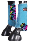 HILASON L M S Horse Front Leg Sport Boots| Printed Sport Boots| Horse Boots