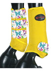 HILASON L M S Horse Rear Hind Leg Sport Boots Printed Hind Rear Leg Boots