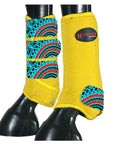 HILASON L M S Horse Front Leg Sport Boots| Printed Sport Boots| Horse Boots