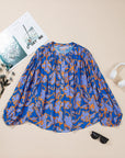Alyssa Floral Buttoned Loose Fit Shirt