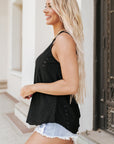 Meadow Eyelet Strappy Scoop-Neck Tank Top