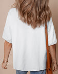 Stars & stripes sequin Loose Tee