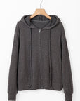 Eleanor Up Front Drawstring Hoodie