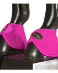 HILASON Bell Boots for Horses No Turn Protection Comfort & Durability Quick Wrap Hook and Loop Jumping Boots Sold in Pairs