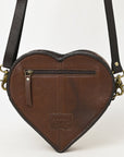 American Darling Canteen Hand Tooled Genuine Leather Women Bag Western Canteen Handbag Purse |