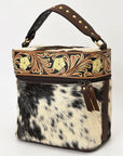 ADBGA427A American Darling JEWELRY CASE Hand Tooled Hair-on Genuine Leather women bag western handbag purse