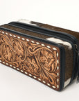 American Darling Hand Tooled Hair On Genuine Leather Women Bag Western Handbag Purse