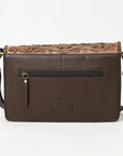 OHA119A Ohlay Western Genuine Leather Hand Tooled Women Crossbody Bags