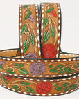 American Darling Beautifully Hand Tooled Genuine American Leather Belt Men and Women
