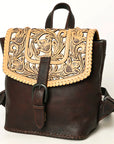 American Darling ADBGZ834 Hand Tooled Genuine Leather women bag western handbag purse