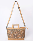 American Darling Hand Tooled Genuine Leather women bag western handbag purse